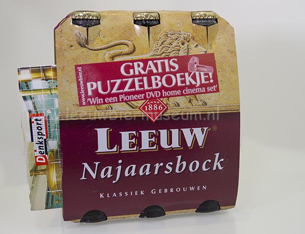 Leeuw bier najaarsbock puzzelboek sixpack